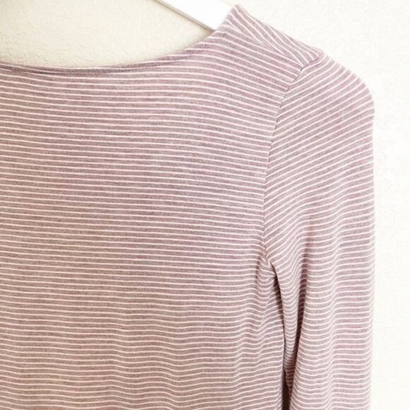 American Eagle Soft Sexy Bell Sleeve Flare Striped Blouse Top Pink Size XS - Picture 7 of 7